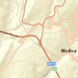 Modica Street Map