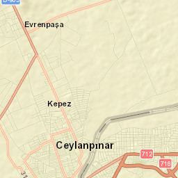 Ceylanpınar Street Map