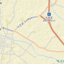 Chinch'ŏn Street Map