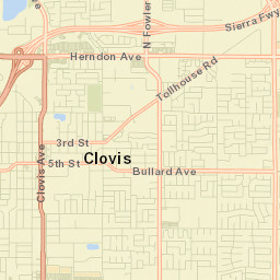 Clovis Street Map