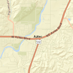 Aztec Street Map