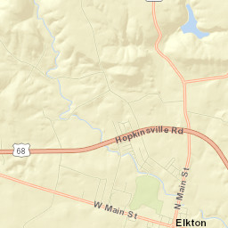 Elkton Street Map