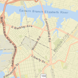 Chesapeake Street Map