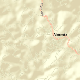 Almogía Street Map