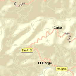 Cútar Street Map