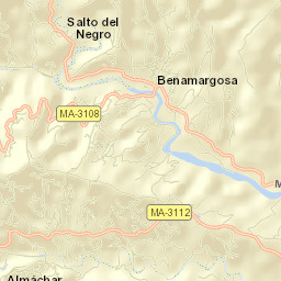 Benamargosa Street Map