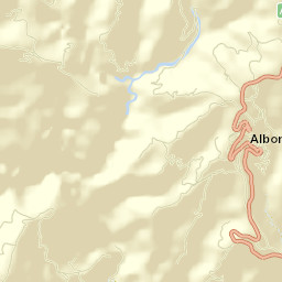 Albondón Street Map
