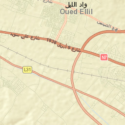 Oued Lill Street Map