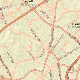 Tunis Street Map