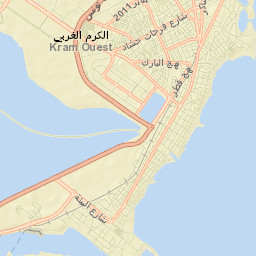 La Goulette Street Map