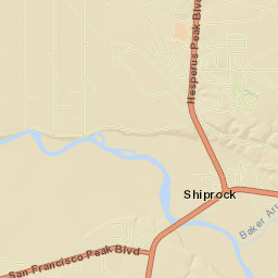 Shiprock Street Map