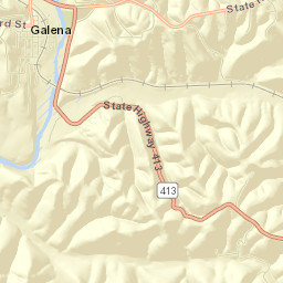 Galena Street Map