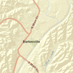 Burkesville Street Map
