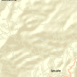 Iznate Street Map