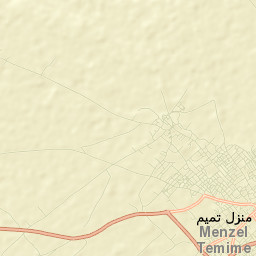 Menzel Temime Street Map