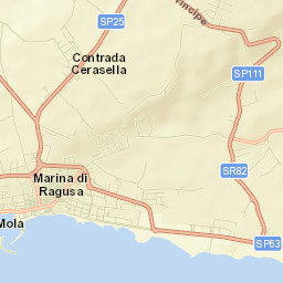 Marina di Ragusa Street Map