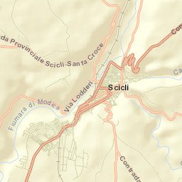 Scicli Street Map