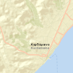 Kardámaina Street Map