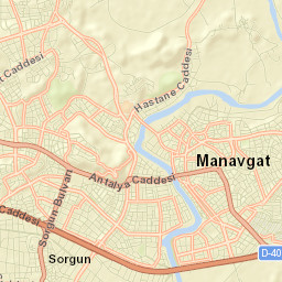 Manavgat Street Map