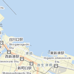 Nishishinminato Street Map