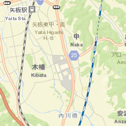 Yaita Street Map