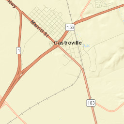 Castroville Street Map
