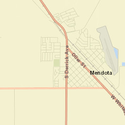Mendota Street Map