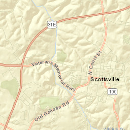 Scottsville Street Map