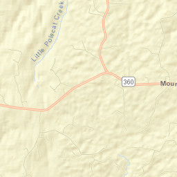 Mountain Road Street Map
