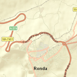 Ronda Street Map