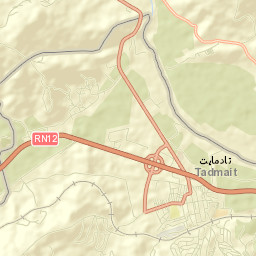 Tadmaït Street Map