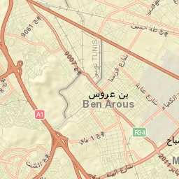 Ben Arous Street Map