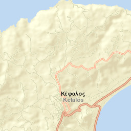 Kéfalos Street Map