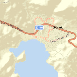 Göcek Street Map