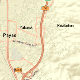 Payas Street Map