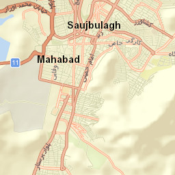 Mahabad Street Map