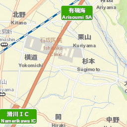 Namerikawa-shi Street Map