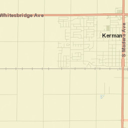 Kerman Street Map