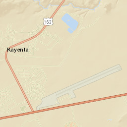 Kayenta Street Map