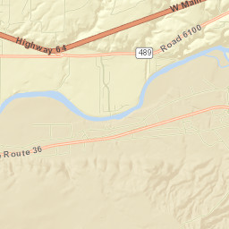 Upper Fruitland Street Map