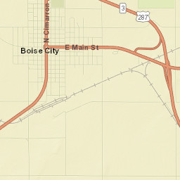 Boise City Street Map