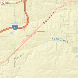 Graves County Street Map