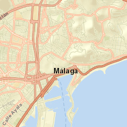 Málaga Street Map