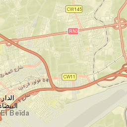 Dar el Beïda Street Map