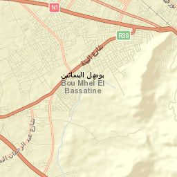 Hammam Lif Street Map