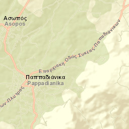 Asopós Street Map