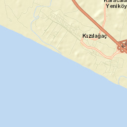 Kızılağaç Street Map