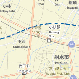 Imizu Shi Street Map