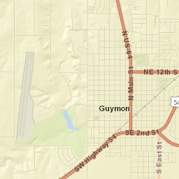 101 North Sunset Lane, Guymon, OK 73942 Street Map