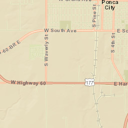 438-440 S Osage St Ponca City OK Street Map